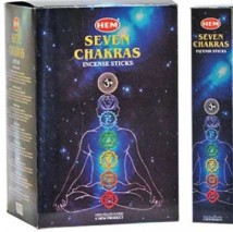 HEM 7 Chakras Box - Dozen - 35 Sticks