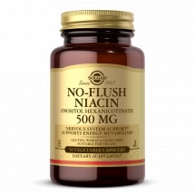 No-Flush Niacin 500mg - 50 vegetable Capsules