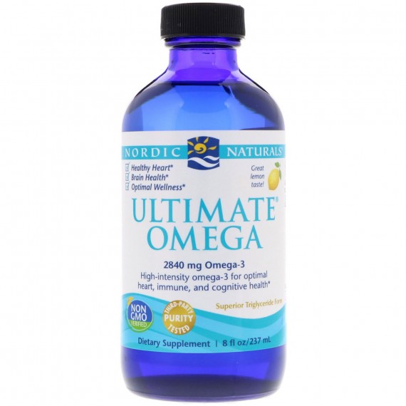 Ultimate Omega, Lemon, 2,840 mg, 4 fl oz (237 ml)