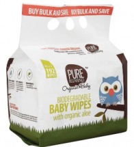 Baby Biodegradable Wipes With Organic Aloe