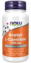 Acetyl-L-Carnitine 500 mg - 50 Vegetable Capsules