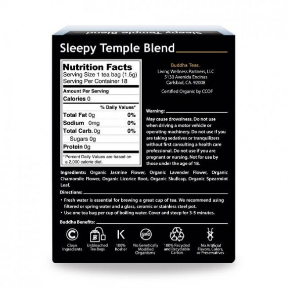 Sleepy Temple Blend - 18 tea Bags