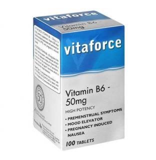Vitamin B6 50mg - 100 tablets