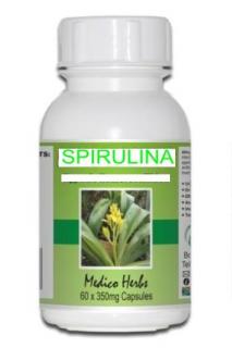 Organic Spirulina 90 x 250mg Caps