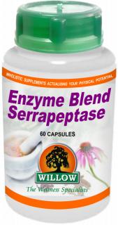 Enzyme Blend & Serrapeptase *75% - 60 Capsules