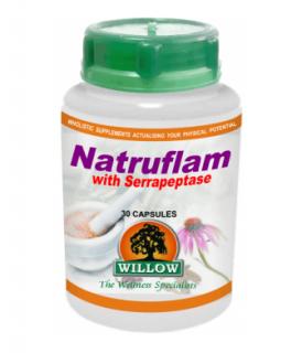 Natruflam with Serrapeptase - 30 Capsules