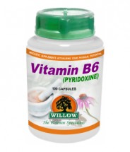 Vitamin B6 - 100 Capsules