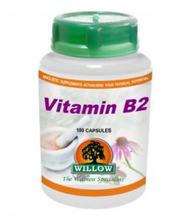 Vitamin B2 (Riboflavin) - 100 Capsules