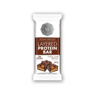 Layered Protein Bar Choc Chip Biscuit