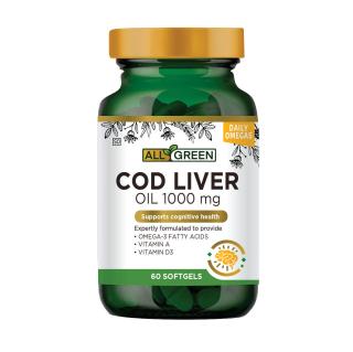 Double strength Cod Liver Oil 1000mg softgels 60