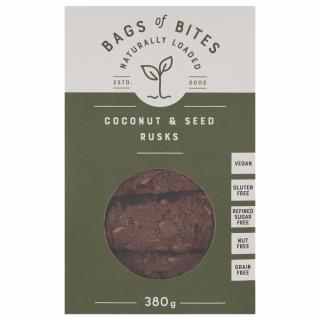 Naturally Loaded Coconut & Seed Rusks GF 380g