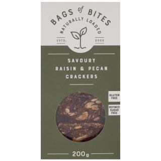 Naturally Loaded Raisin & Pecan Crackers 200g