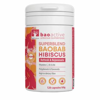 Baobab Hibiscus Capsules 120c