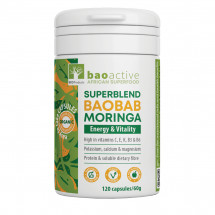 Baobab Moringa Capsules 120c