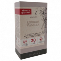 Khoisan Gourmet Rooibos Vanilla – Infusion 50g (20x2.5g)
