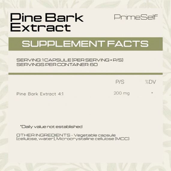 Pine-Bark Extract - 60 Capsules