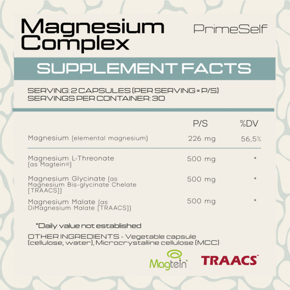 Magnesium Complex - 60 Veg Capsules